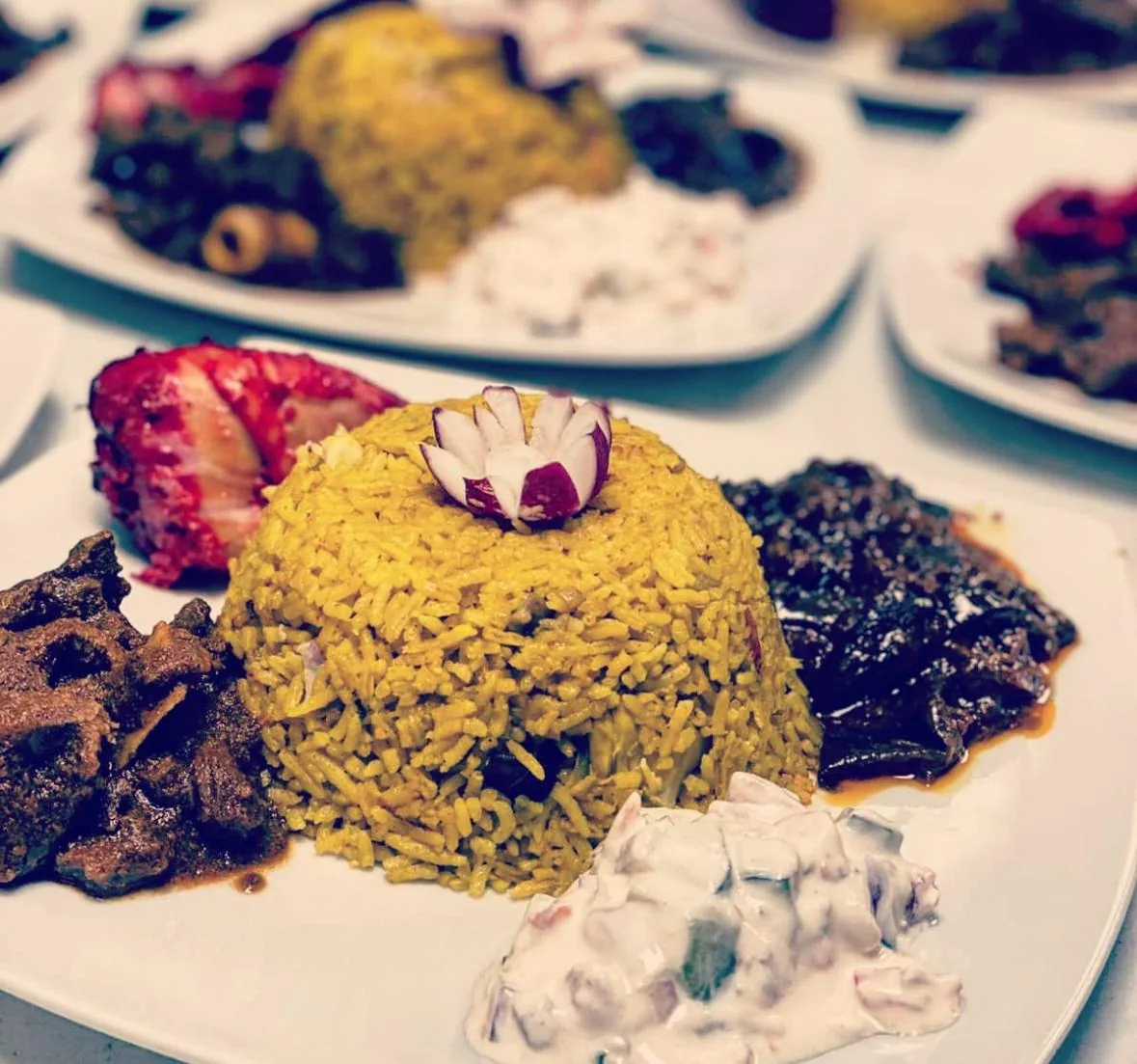 Biryani et accompagnements